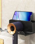 Wall Mounted Hair Dryer Holder