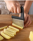 Stainless Steel Potato Crinkle Cut Slicer