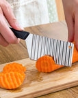 Stainless Steel Potato Crinkle Cut Slicer